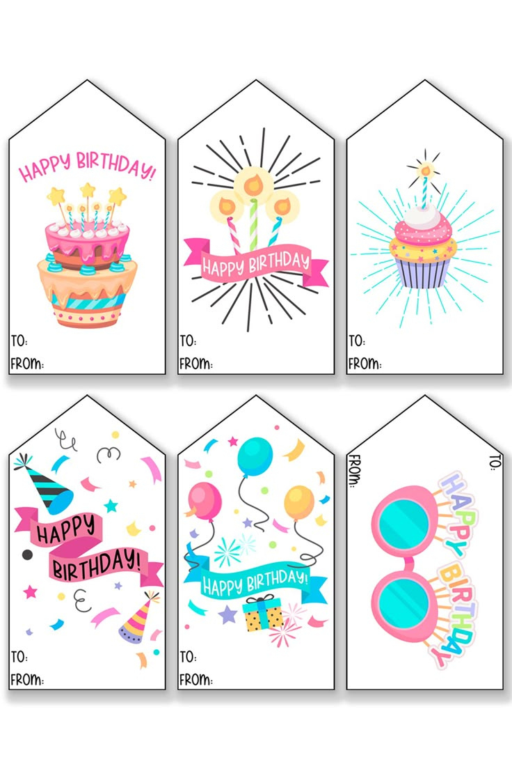 102 Free Printable Birthday Tags All In One Download in Printable Birthday Gift Tags Free