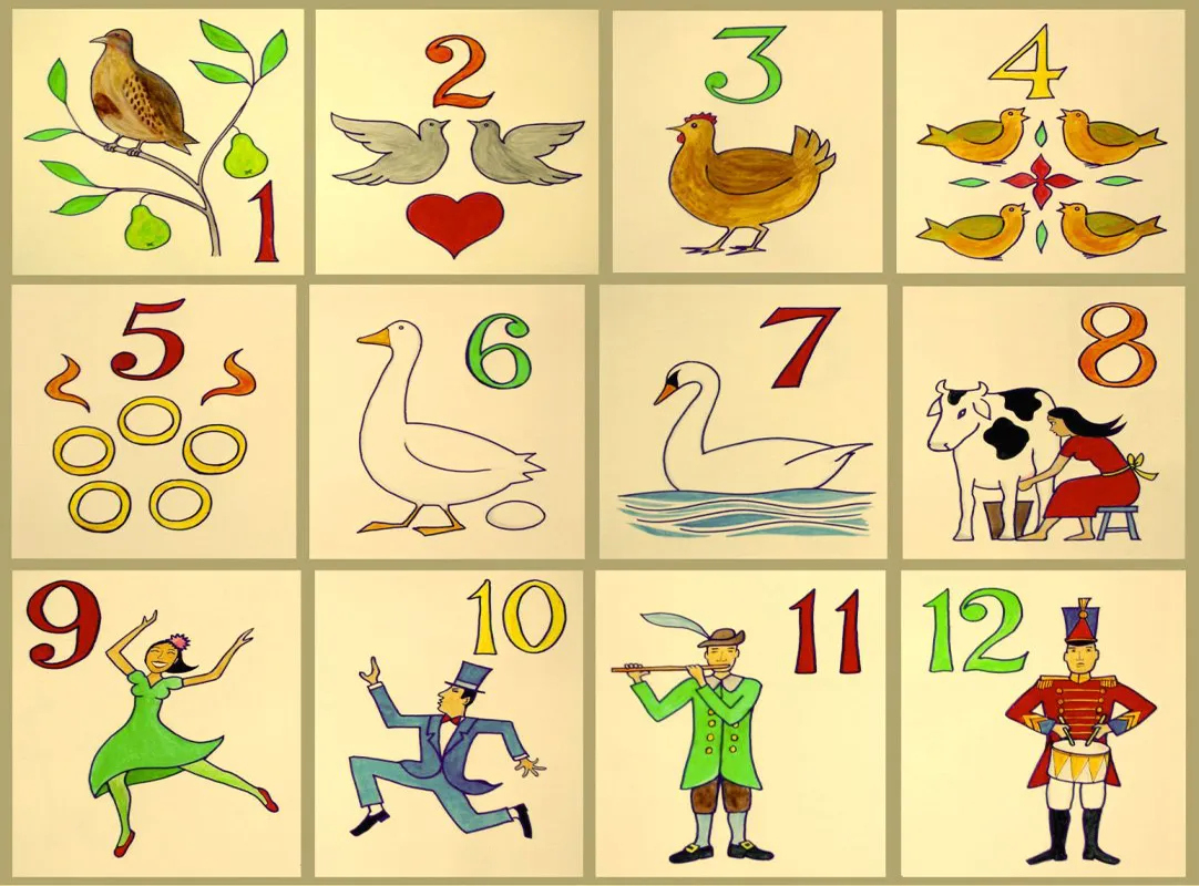 12 Facts About 'The 12 Days Of Christmas' throughout 12 Days of Christmas Printable Pictures