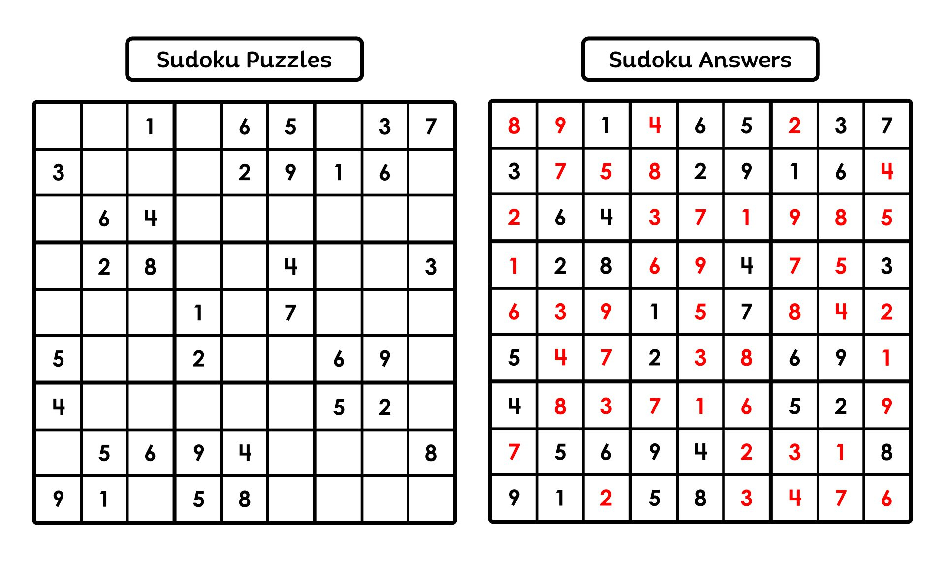 16 Sudoku - 10 Free Pdf Printables | Printablee - Worksheets Library in Sudoku Puzzles Printable With Answers