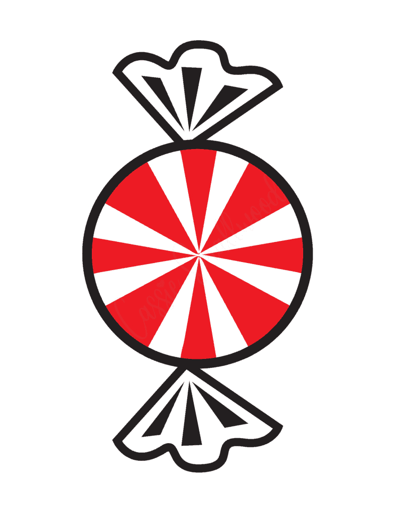 17 Awesome Candy Cane Templates - Cassie Smallwood throughout Free Printable Peppermint Candy Template