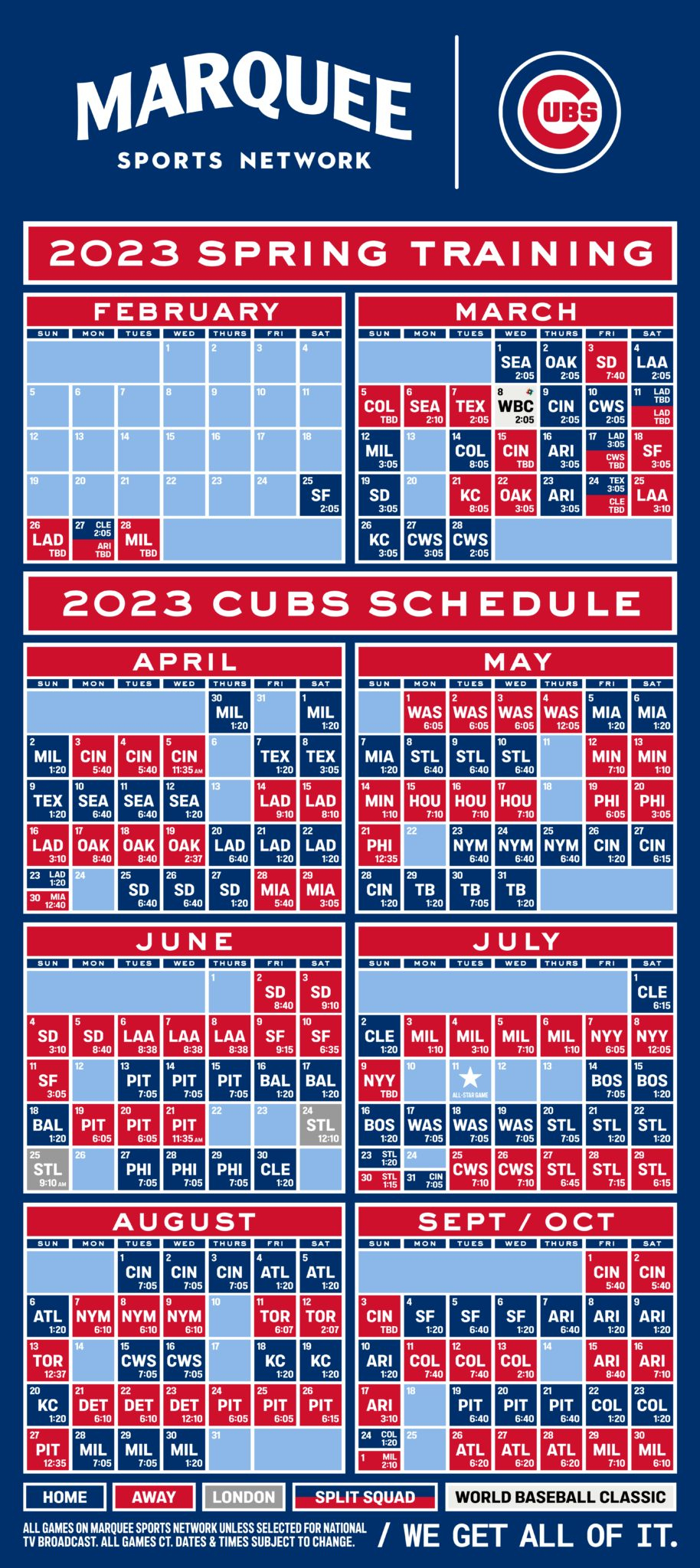 221220 Dgtl Cubs Schedule 2023 300Dpi | Marquee Sports Network with regard to Chicago Cubs Printable Schedule