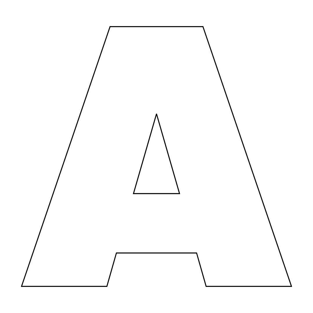 4 Inch Block Letters - 13 Free Pdf Printables | Printablee pertaining to 4 Inch Letter Stencils Printable