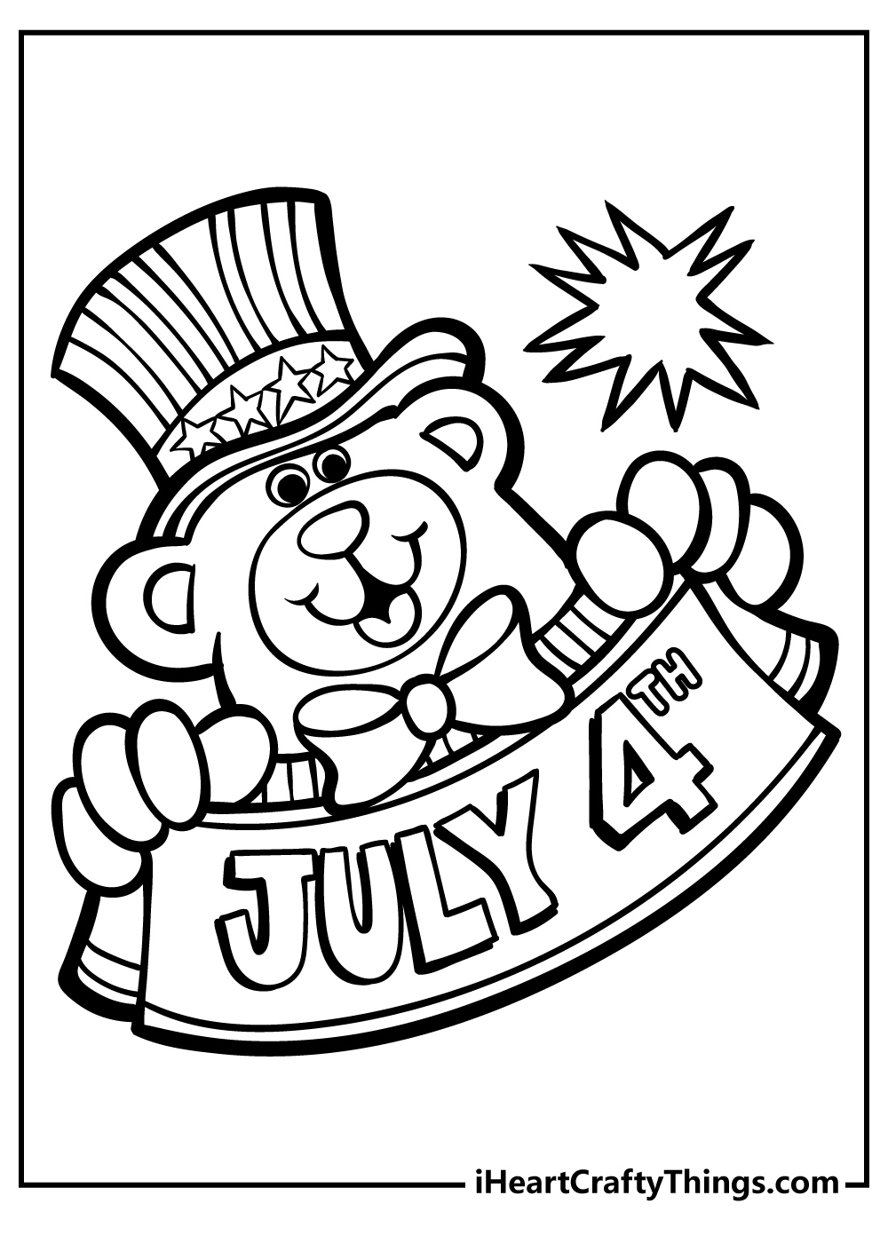 4Th Of July Coloring Pages (100% Free Printables) within 4Th Of July Printable Pictures
