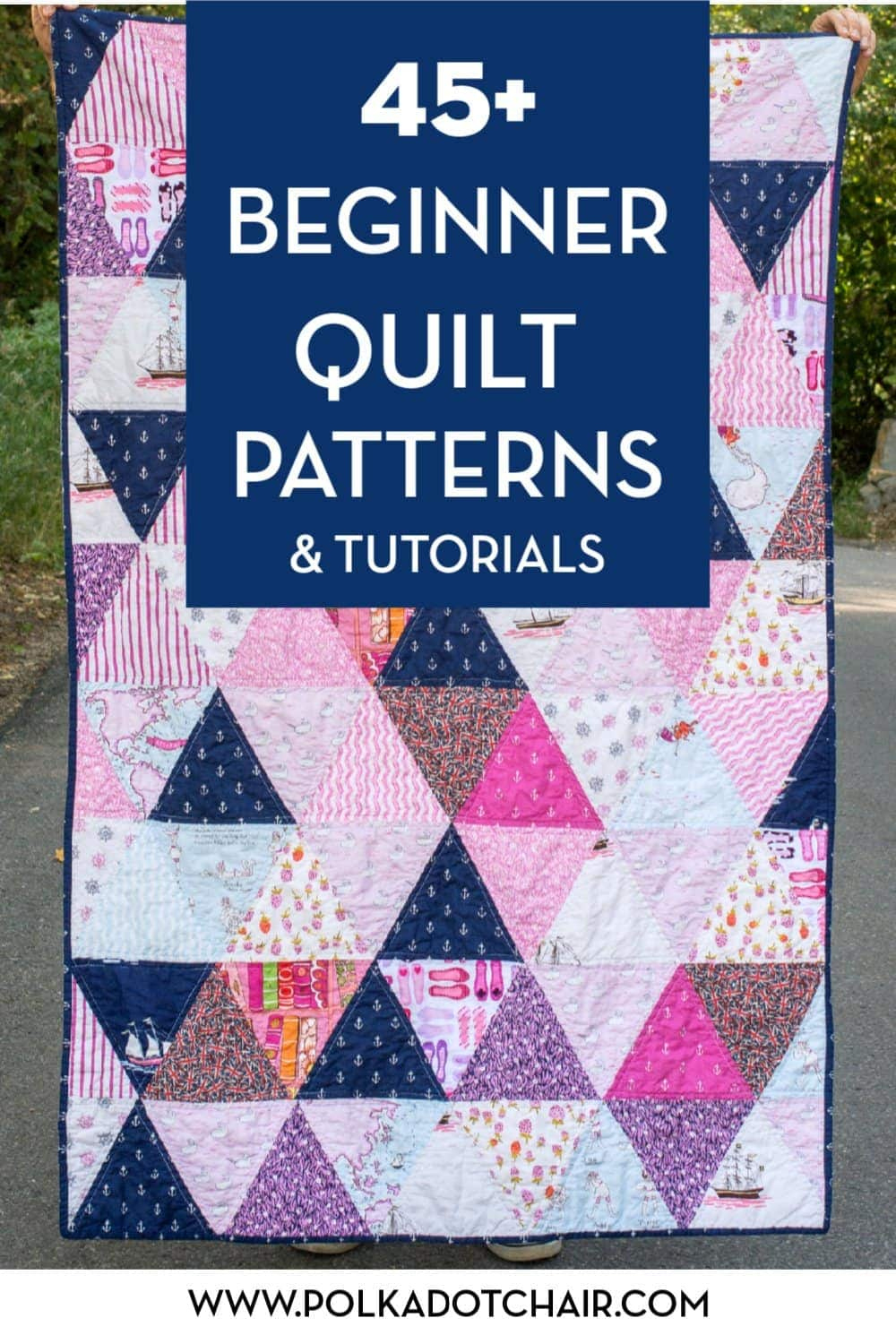 50+ Easy Beginner Quilt Patterns & Free Tutorials | Polka Dot Chair intended for Free Printable Quilt Patterns For Beginners