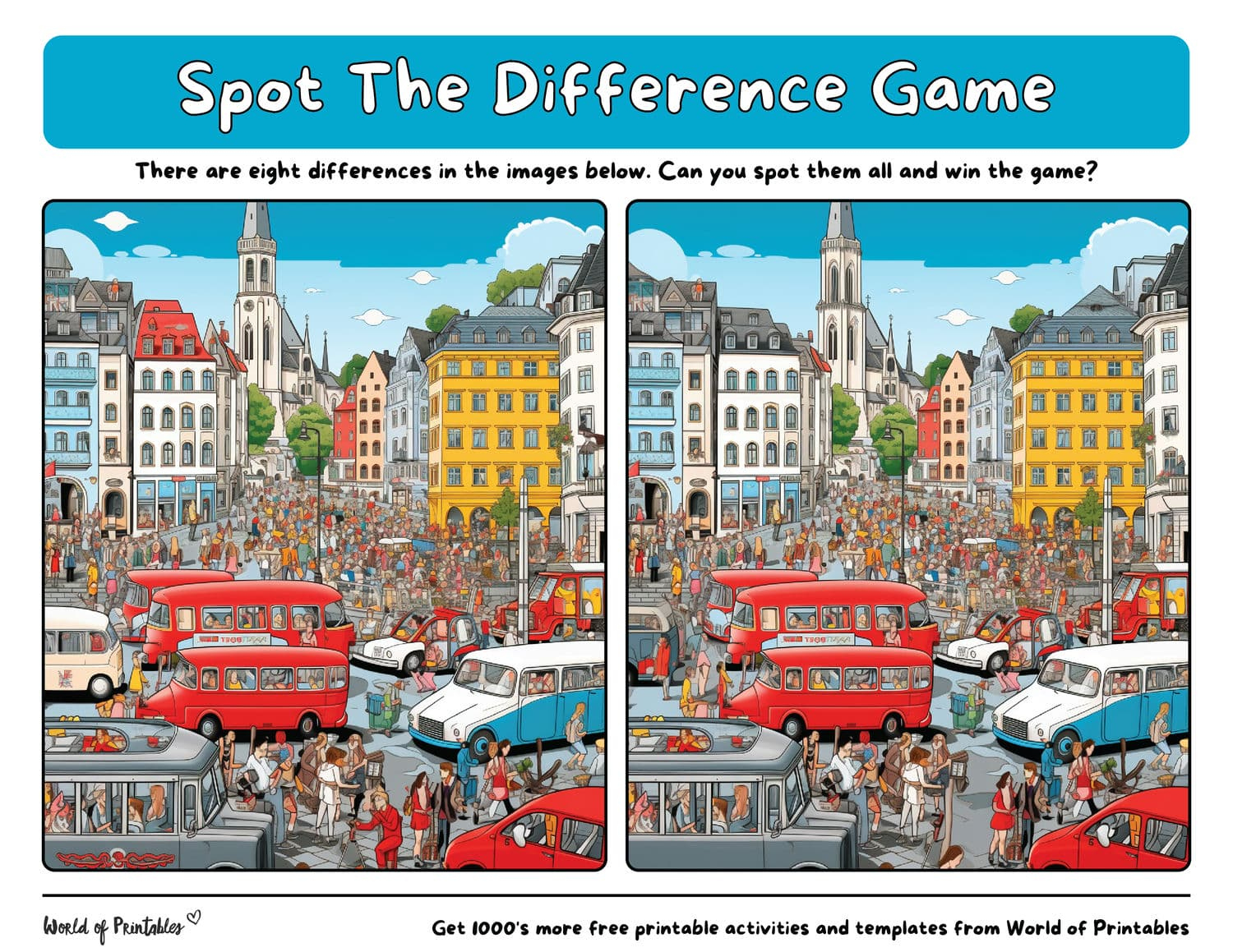 75 Difficult Spot The Difference Games - World Of Printables regarding Spot the Difference Adults Printable