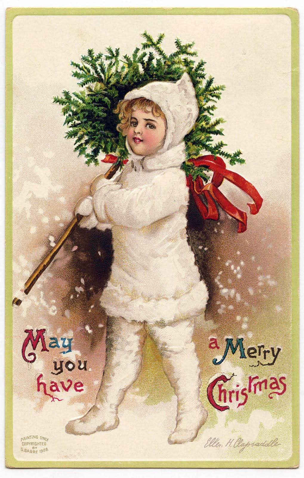 761 Free Merry Christmas Images - Best Holiday Pictures! - The for Free Printable Vintage Christmas Images