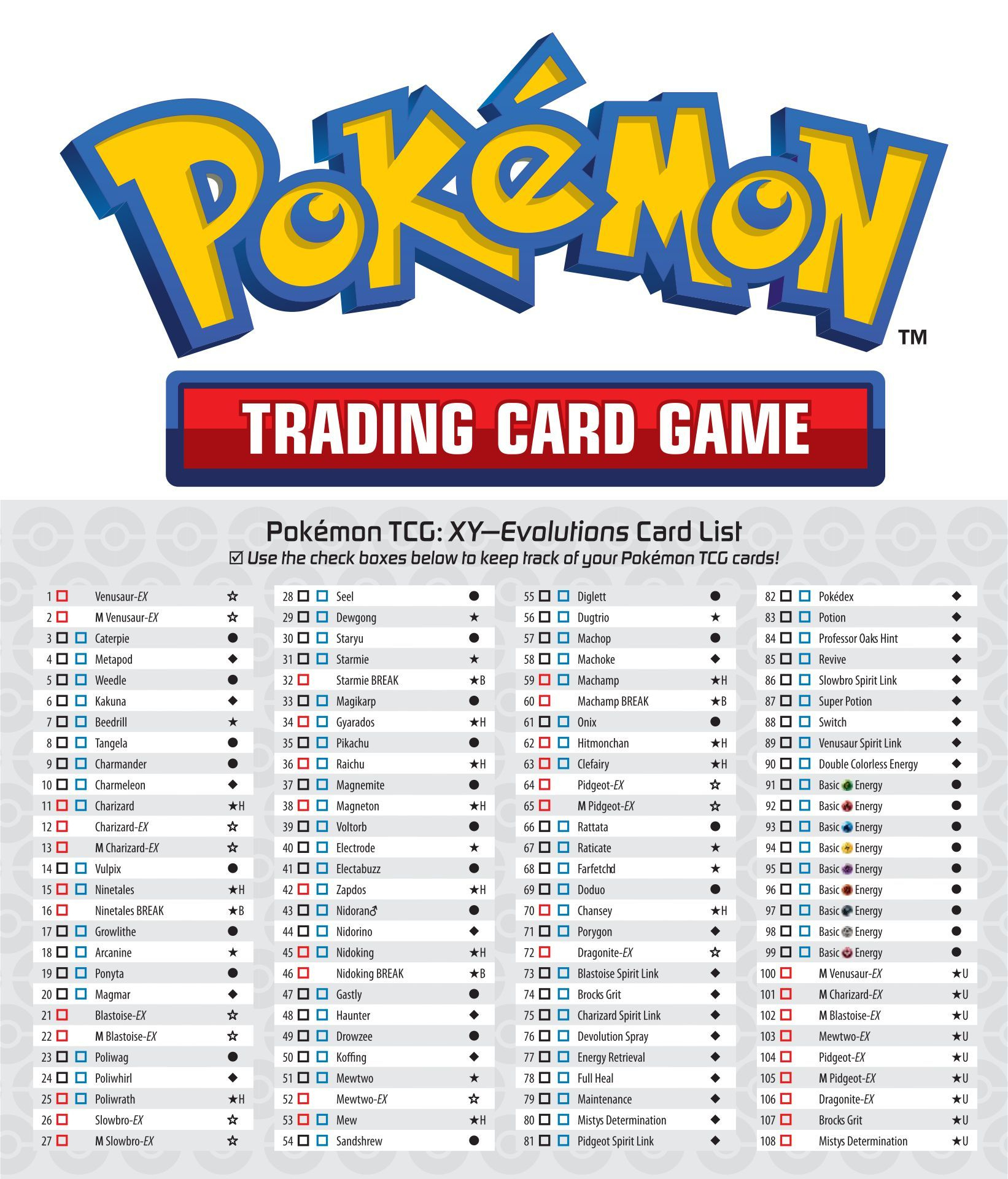 9 Pokemon Cards Ideas | Pokemon Cards, Pokemon, Rare Pokemon Cards for Printable Pokemon Trading Card Checklist
