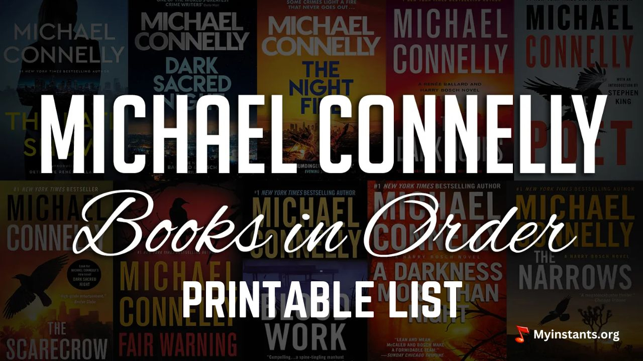 All Michael Connelly Books In Order Printable List - Myinstants regarding Michael Connelly Books in Order Printable List