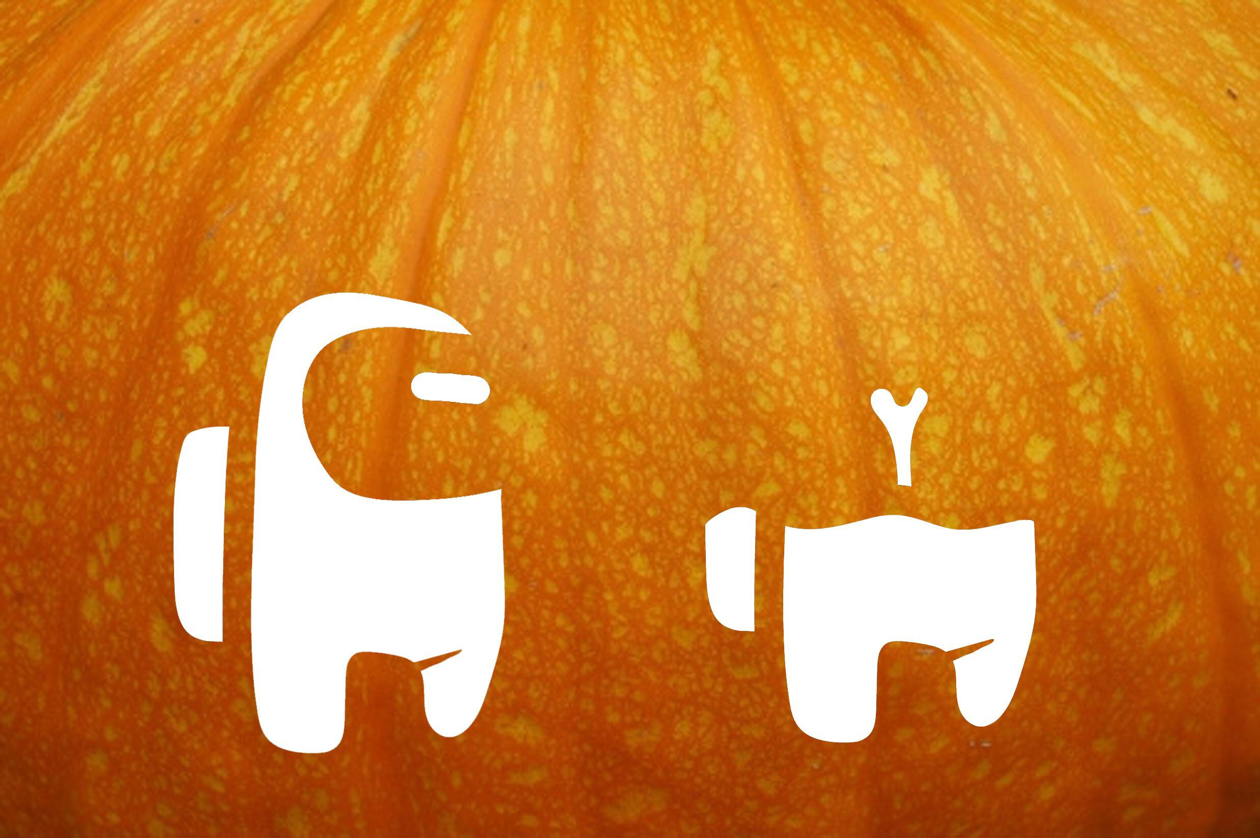 Among Us Template I Made, Feel Free To Download And Use :) : R with Among Us Pumpkin Stencil Printable