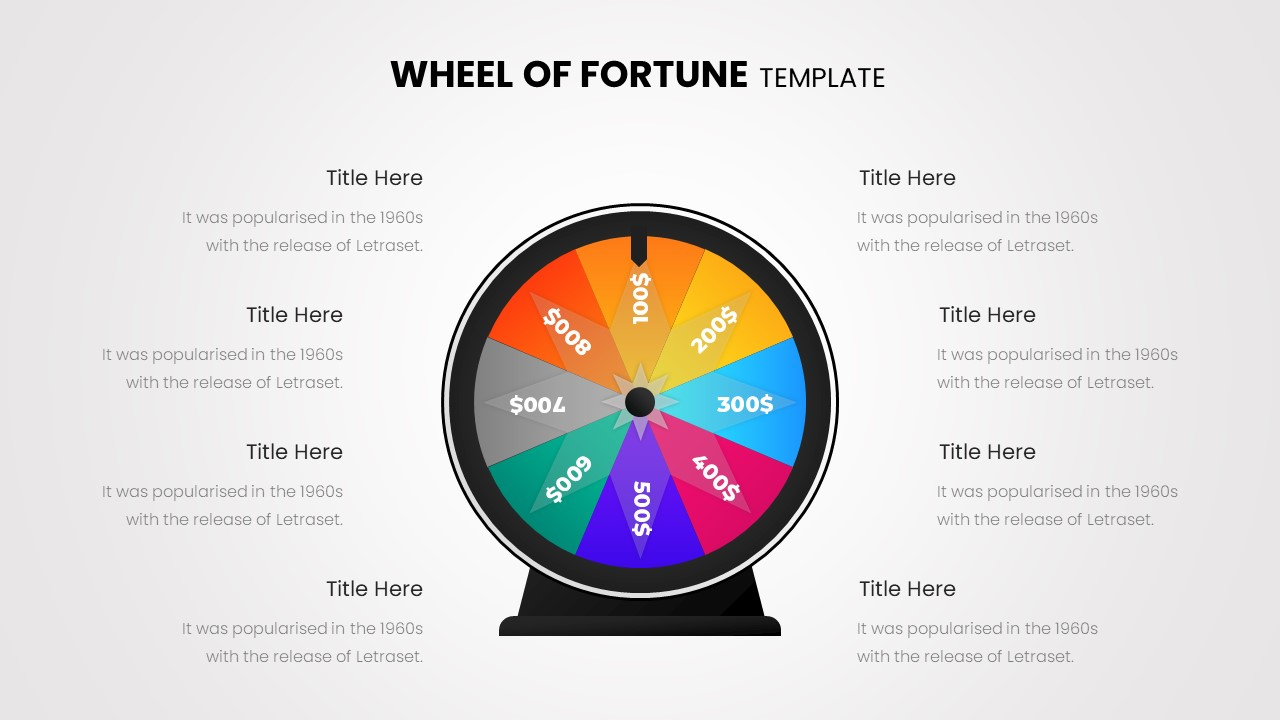 Animated Wheel Of Fortune For Powerpoint in Printable Wheel Of Fortune Wheel