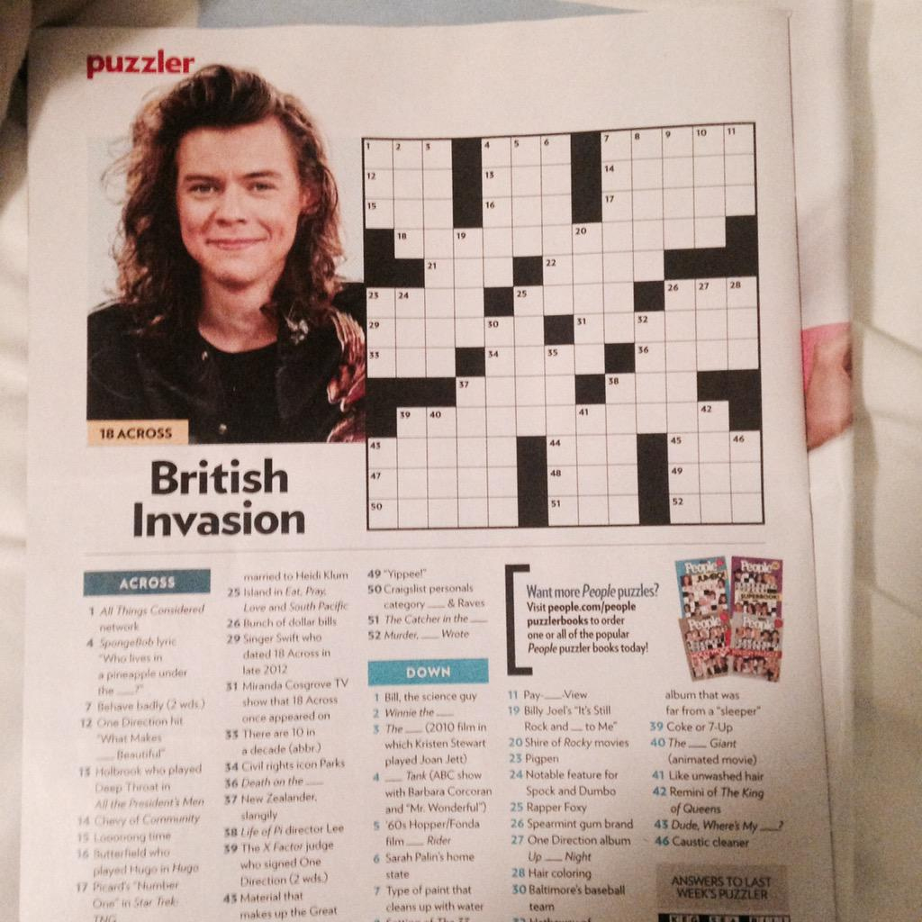Annie Are You Ok? On X within People'S Magazine Crossword Puzzles Printable