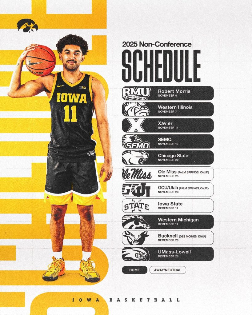 Breaking News Archives - Page 5 Of 225 - Hawk Fanatic regarding Iowa Hawkeyes Basketball Schedule Printable