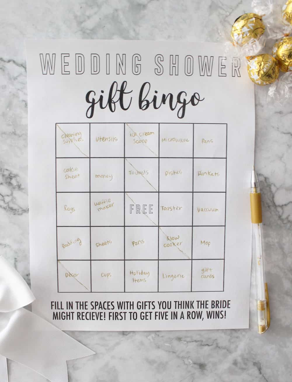 Bridal Shower Bingo - Free Printable Bridal Shower Game - Pretty inside Bridal Shower Bingo Game Free Printables