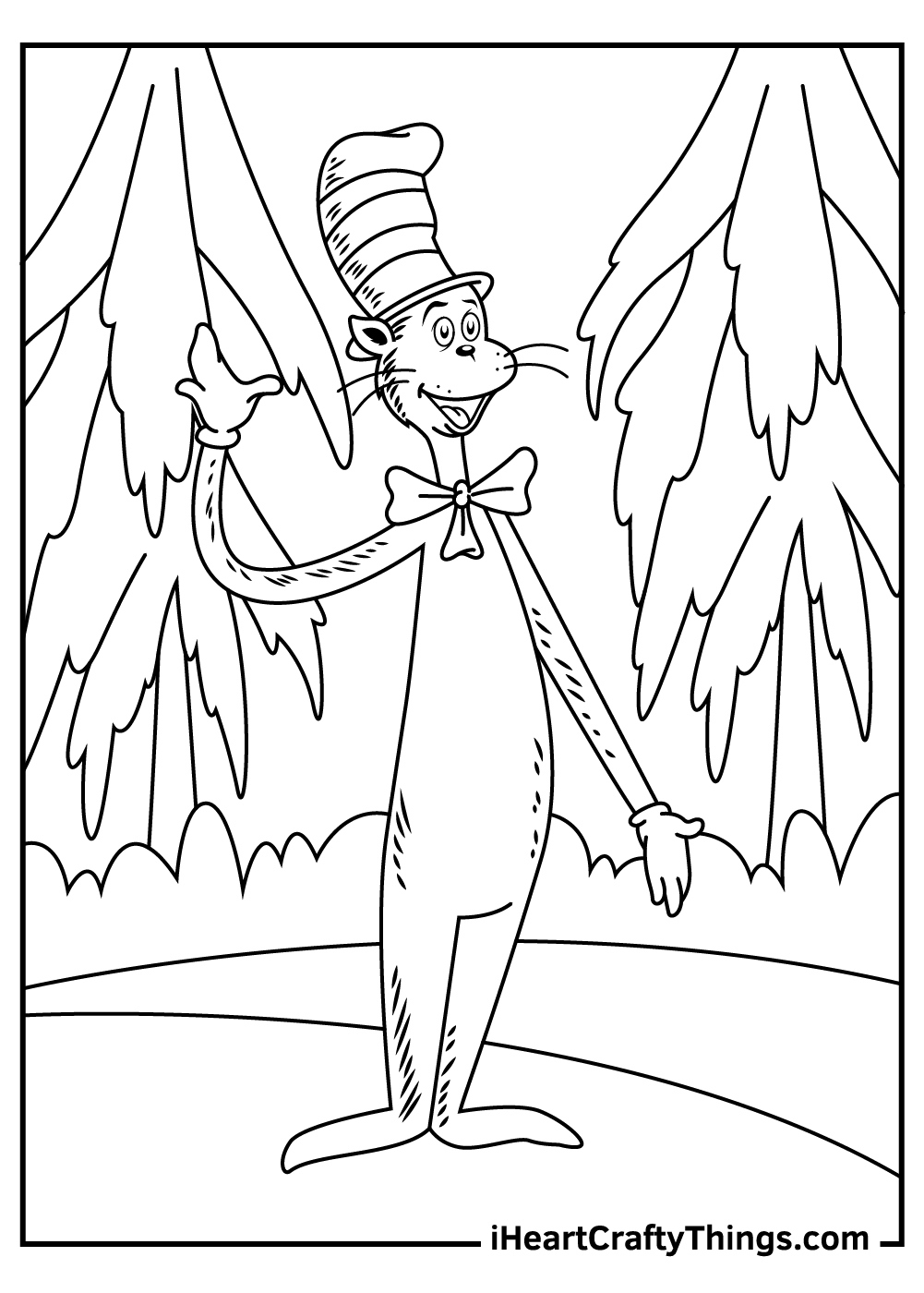Cat In The Hat Coloring Pages (20+ Printables In Free Pdf) with regard to Printable Cat in the Hat Images