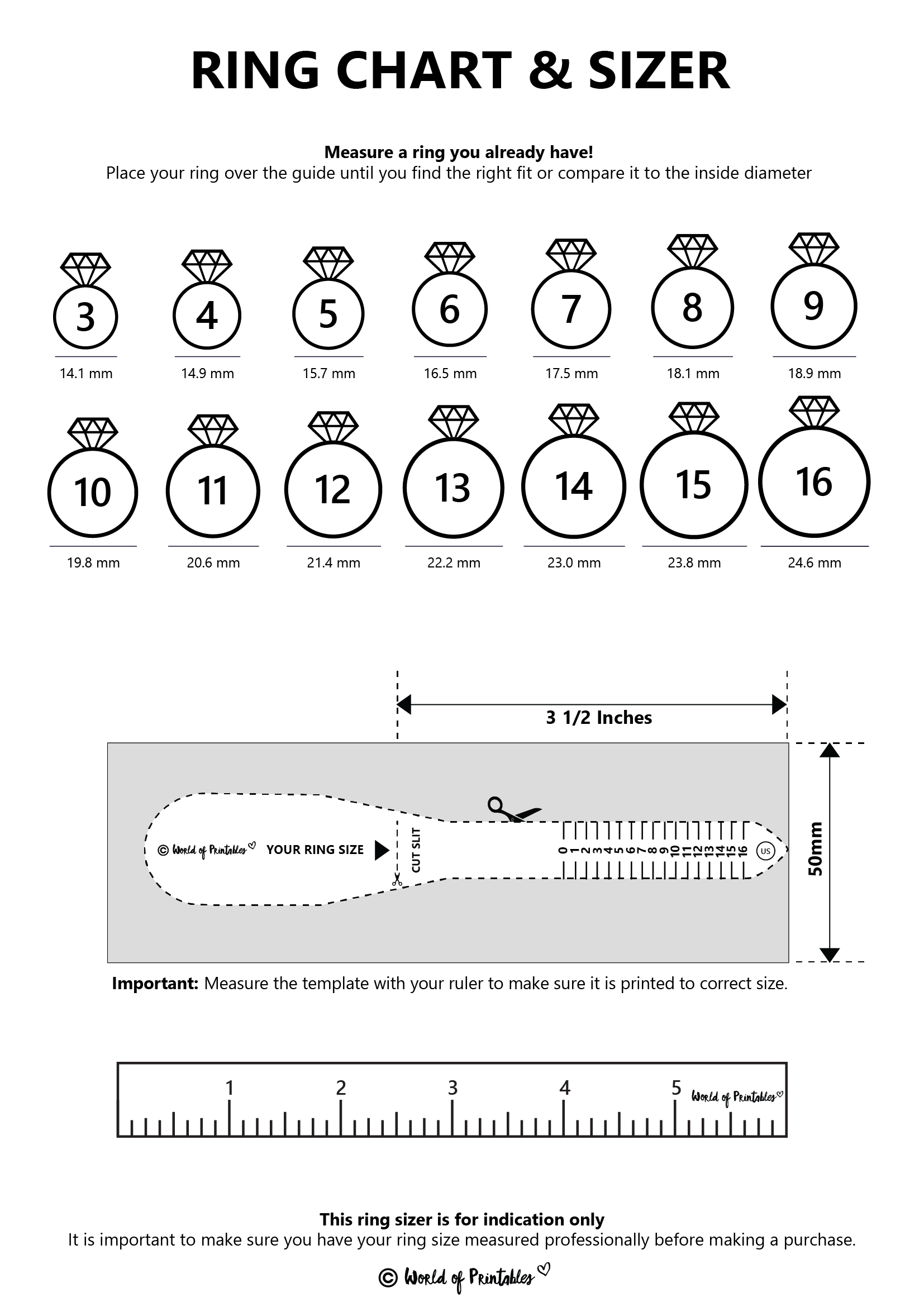 Chart Printable How Do You Find Out Ring Size Size Guide What pertaining to Ring Size Chart Printable
