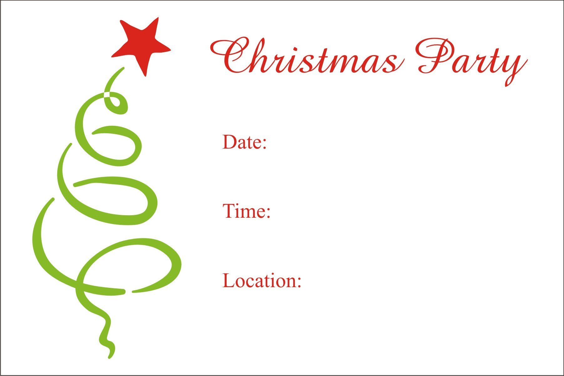 Christmas Party Free Printable Holiday Invitation Personalized intended for Christmas Invitation Template Free Printable