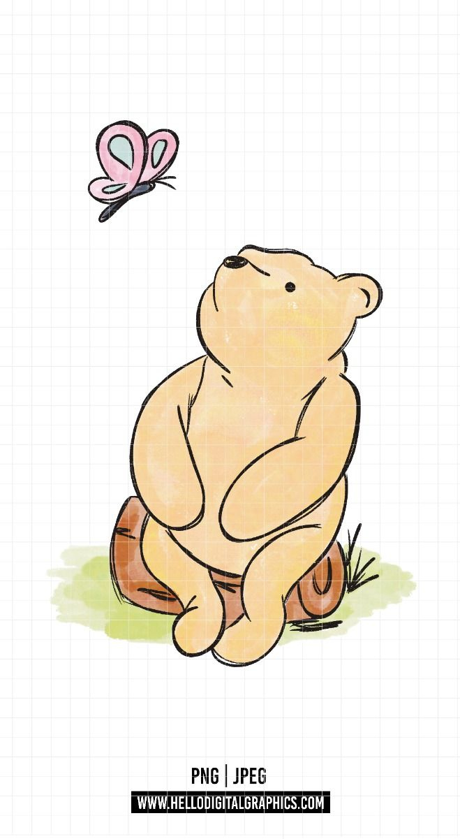 Classic Winnie The Pooh Full Colorur Png, Jpeg - Winnie The Pooh with Printable Vintage Winnie the Pooh