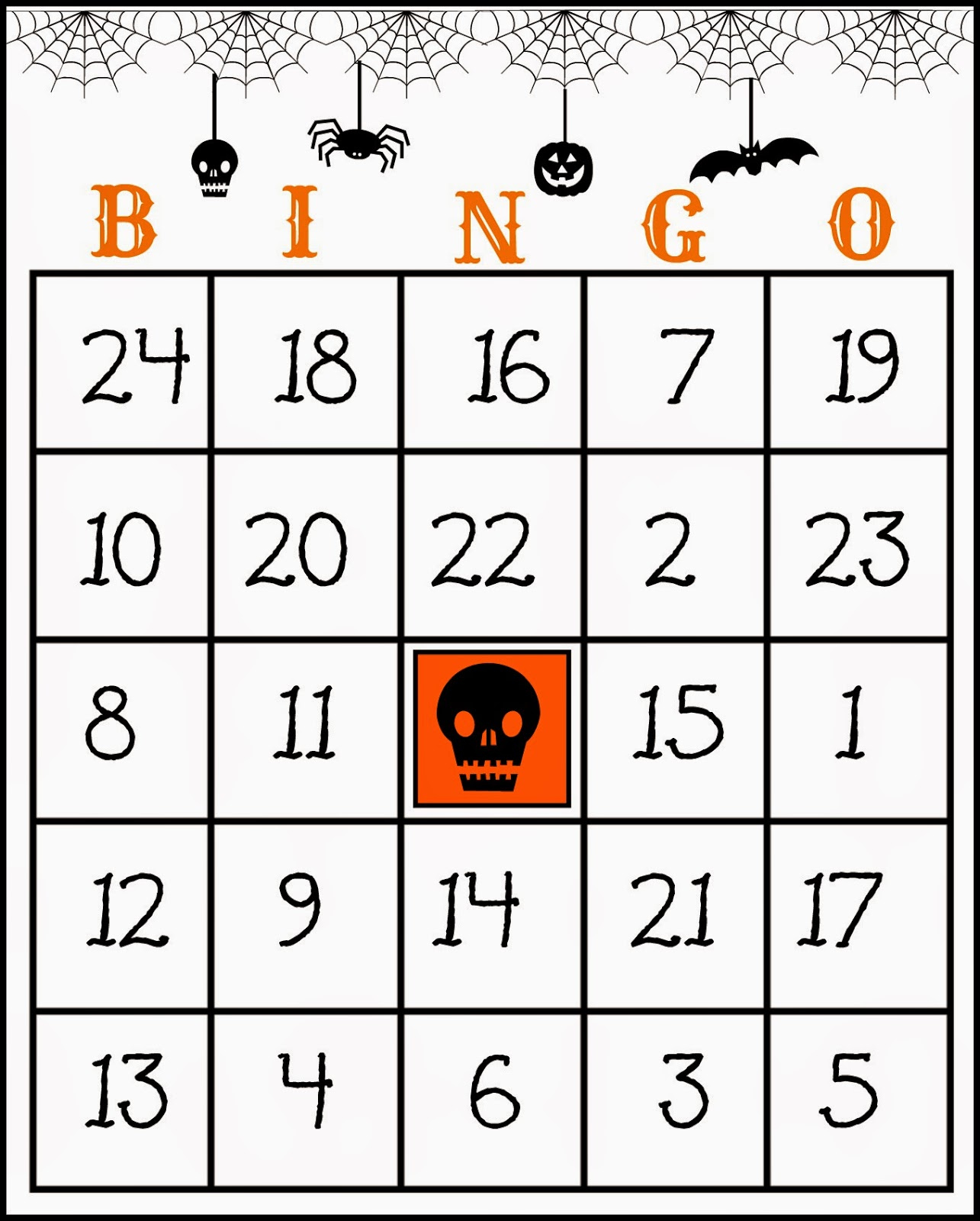 Crafty In Crosby: Free Printable Halloween Bingo Game within Printable Bingo Cards For Halloween