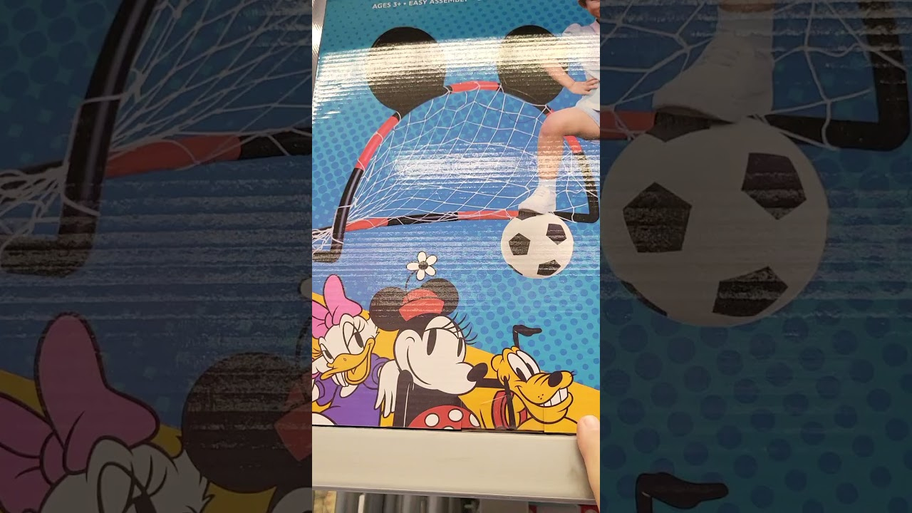 Disney Mickey Mouse Soccer Goal Set - Sports Physical Activities throughout Mickey and Friends Soccer Goal Set Instructions Printable
