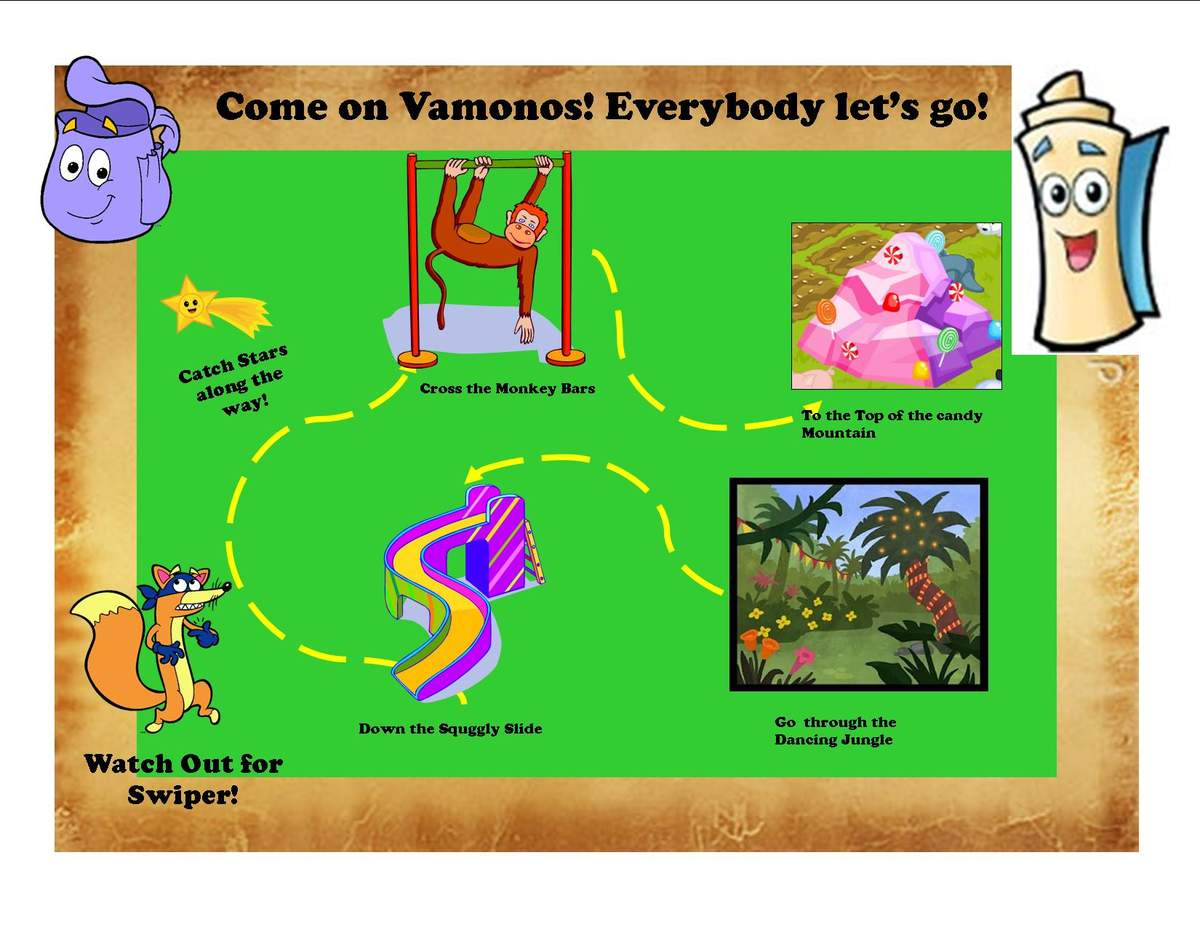 Dora The Explorer Birthday Party Ideas | Photo 10 Of 10 | Catch My inside Printable Dora the Explorer Map