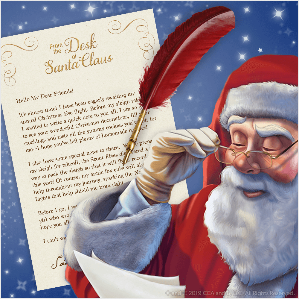 Download A Free, Printable Letter From Santa | The Elf On The Shelf for Free Printable From Santa Letter