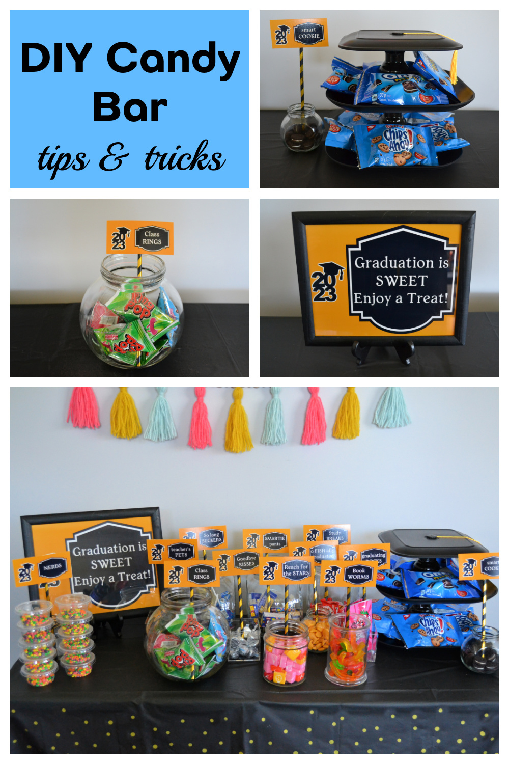 East Coast Mommy: Unique And Budget-Friendly Diy Graduation Candy in Free Printable Candy Buffet Signs