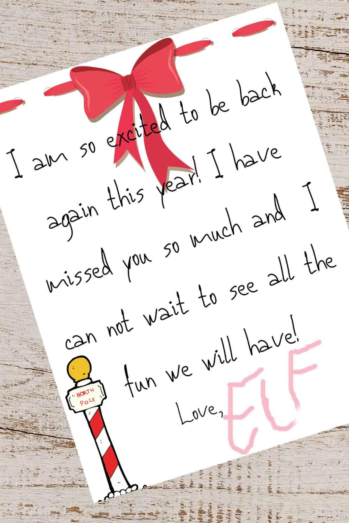 Elf On The Shelf I'M Back Letter Printable • Midgetmomma with regard to Printable Elf on the Shelf Im Back Letter