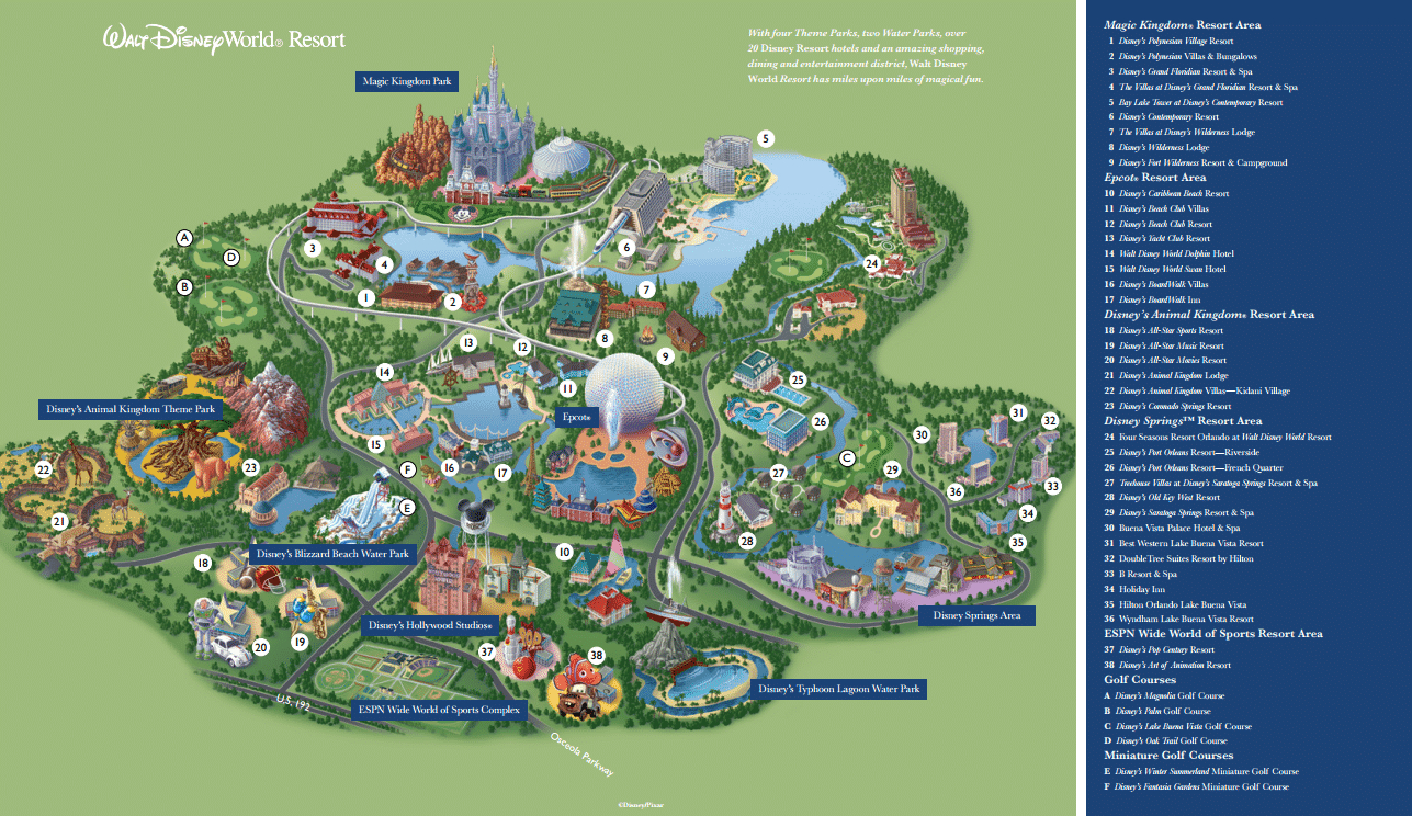 Every Official Disney World Map All In One Place - Disney Trippers within Map Of Magic Kingdom Printable