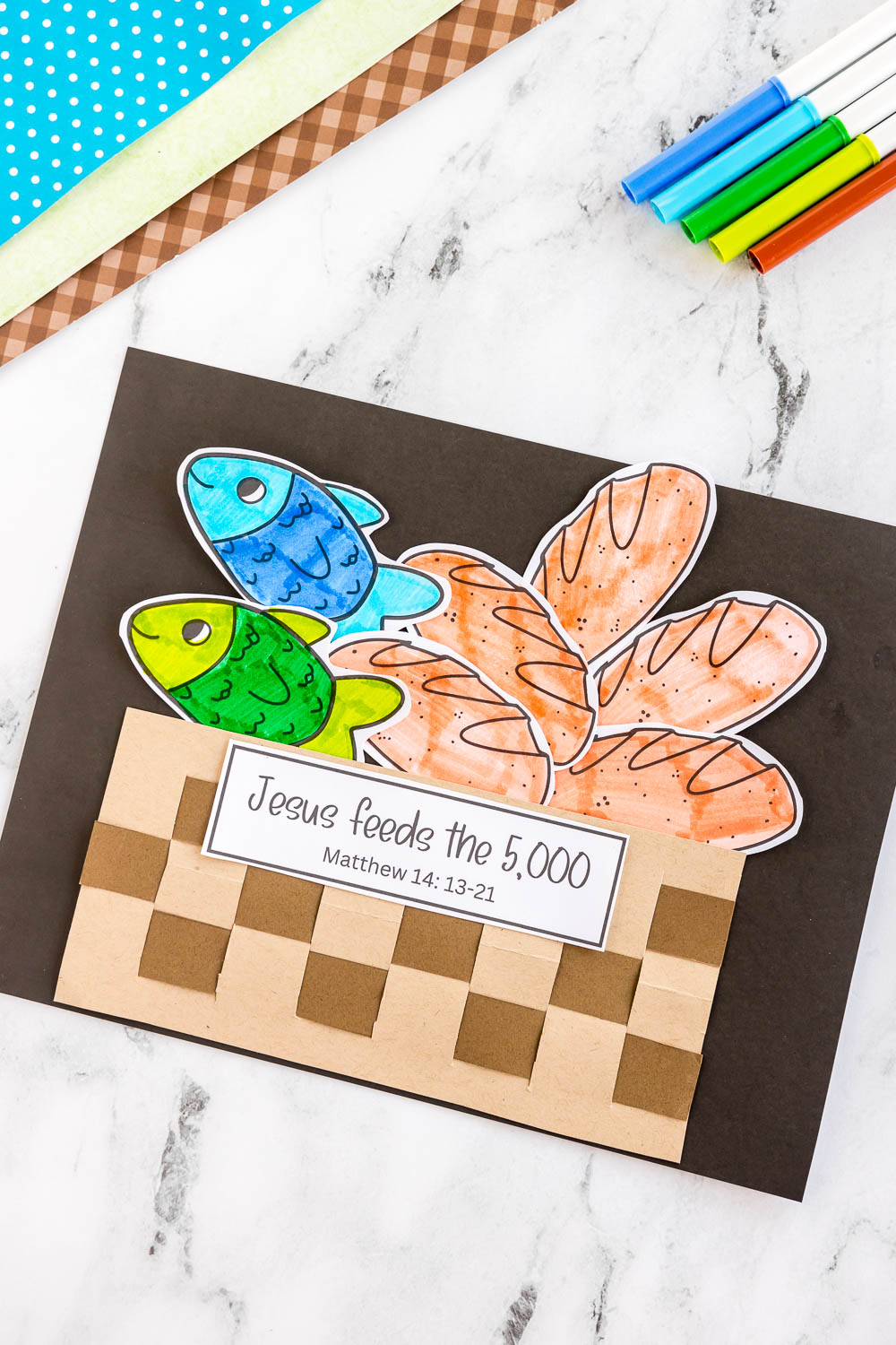 Five Loaves And Two Fishes Craft - Made To Be A Momma for 5 Loaves And 2 Fish Printable