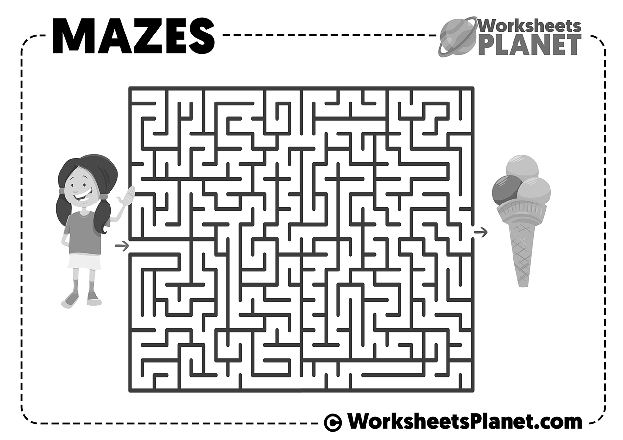 Free Easy Printable Mazes For Kids | Download The Free Pack within Printable Mazes For 7 Year Olds