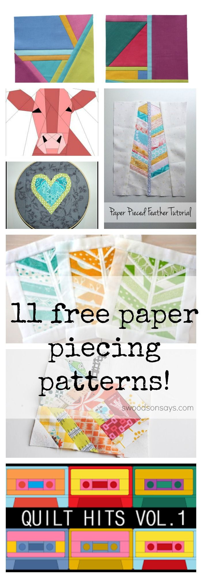Free Paper Piecing Patterns To Download And Sew with regard to Printable Beginner Free Paper Pieced Patterns