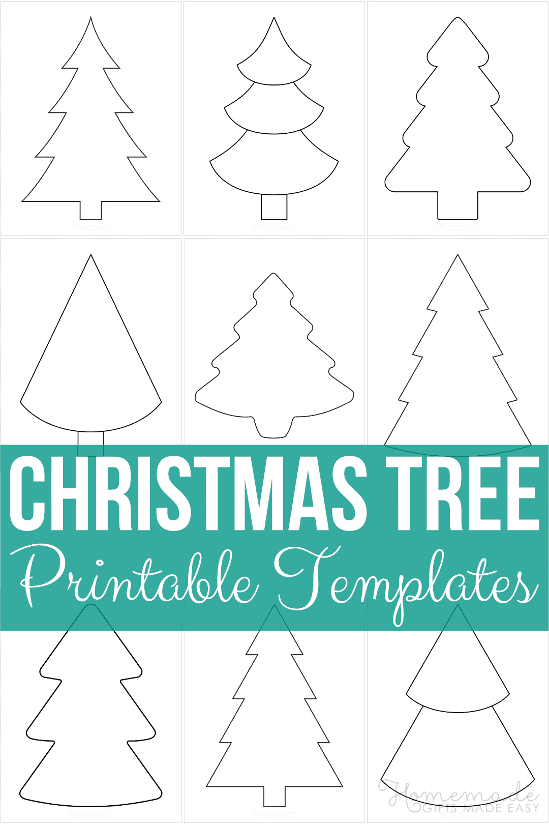 Free Printable Christmas Tree Templates And Outlines within Outline of Christmas Tree Printable