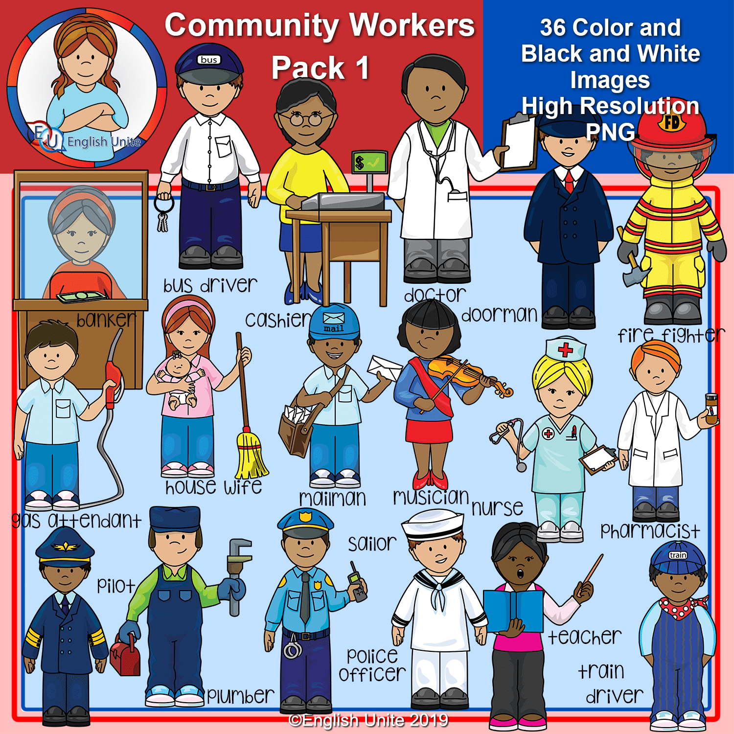 Free Printable Community Helpers - Printable Party Favors throughout Free Printable Community Helpers Clipart
