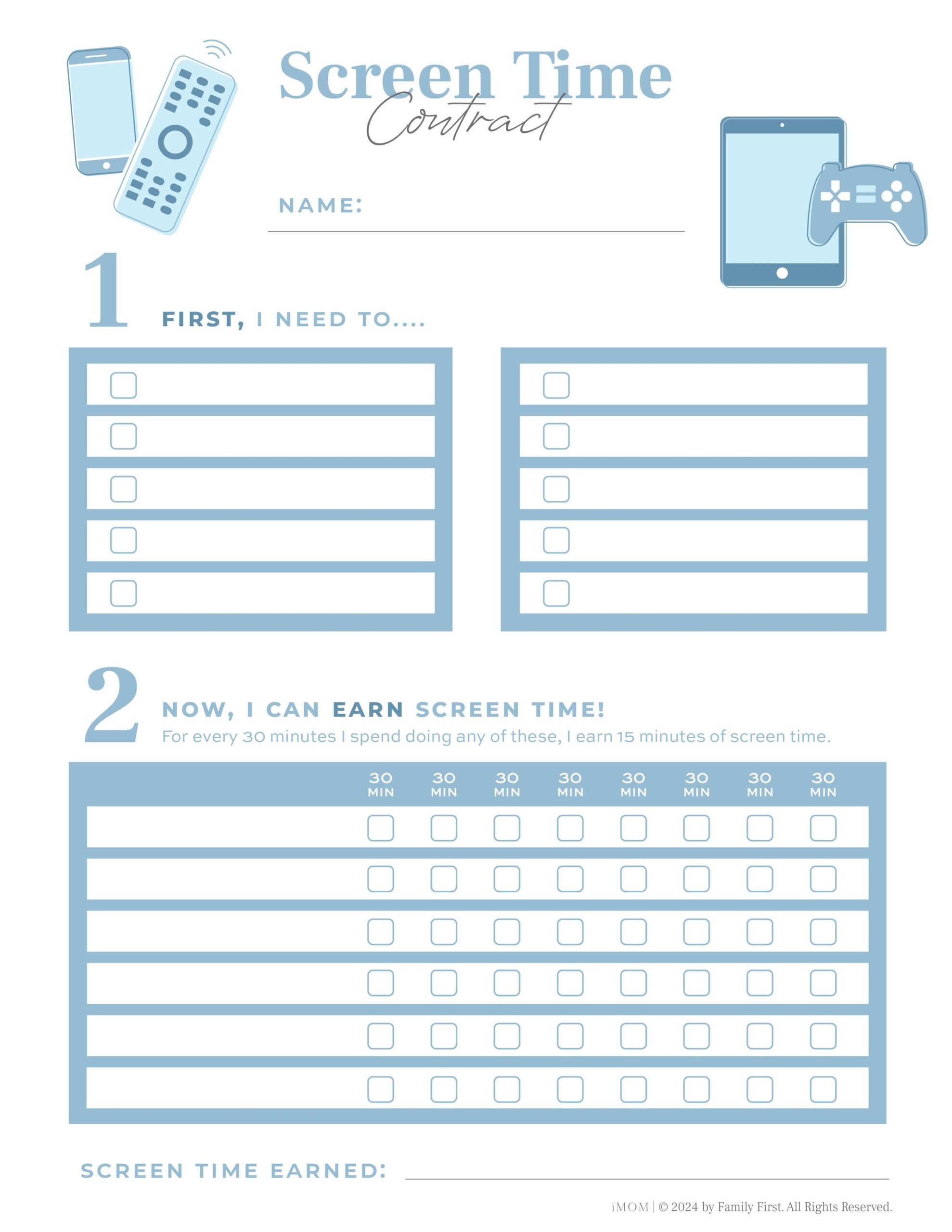 Free Printable Contracts For Kids And Teenagers! - Imom for Free Printable Child Cell Phone Contract