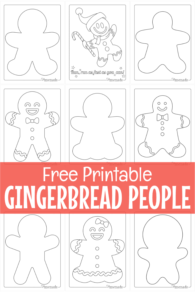 Free Printable Gingerbread Man Templates & Coloring Pages pertaining to Gingerbread Man Printable Free Download