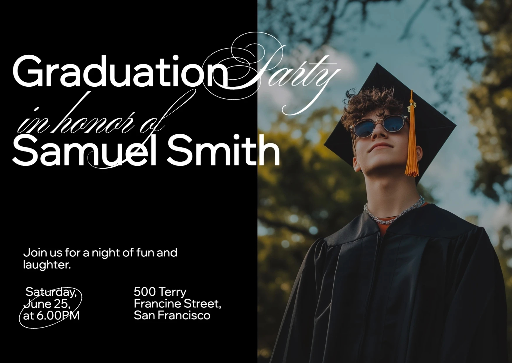 Free Printable Graduation Invitation Templates | Wixel in Graduation Announcements Free Printable Templates
