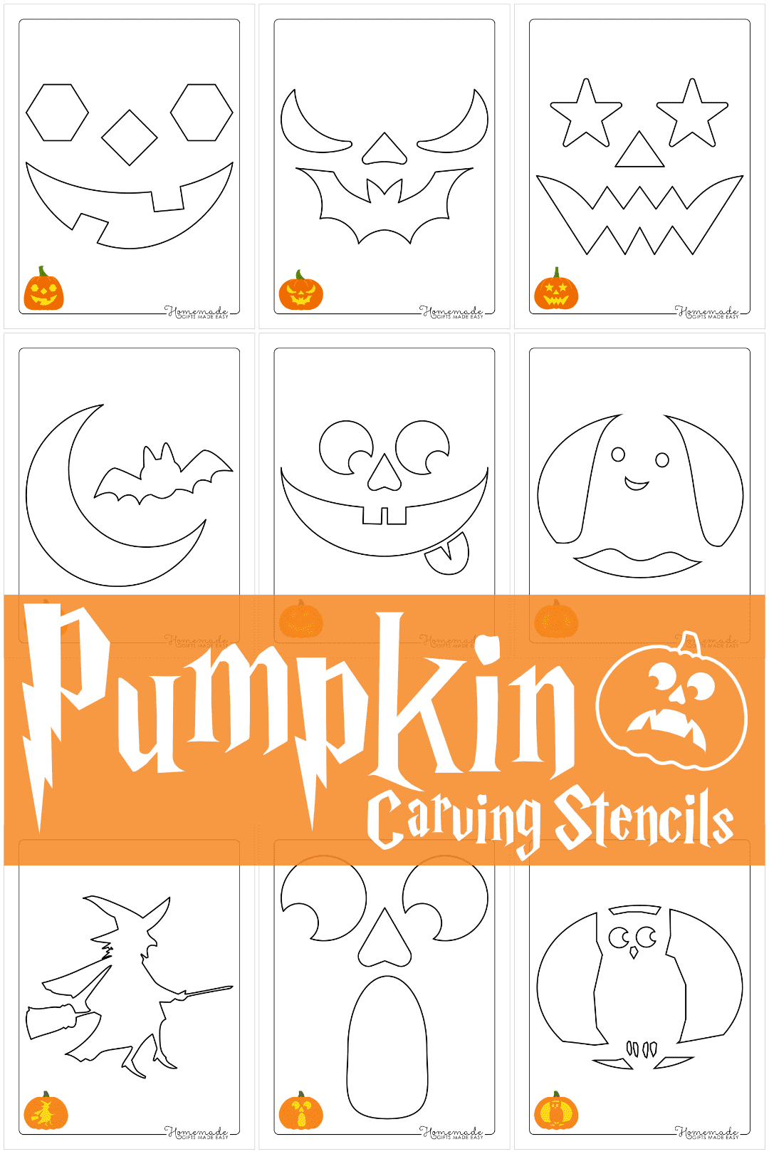 Free Printable Pumpkin Carving Stencils & Templates For Halloween regarding Free Pumpkin Carving Designs Printable