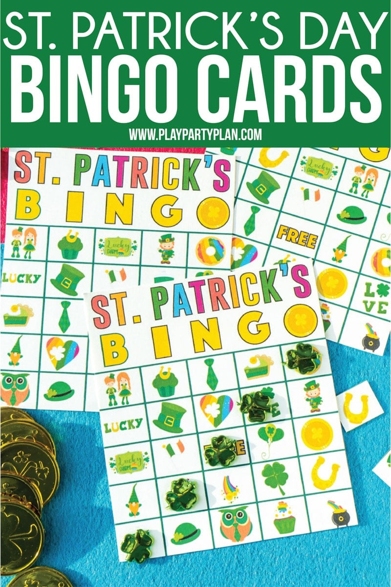 Free Printable St. Patrick'S Day Bingo Game - Play Party Plan with regard to St Patrick'S Day Bingo Free Printable