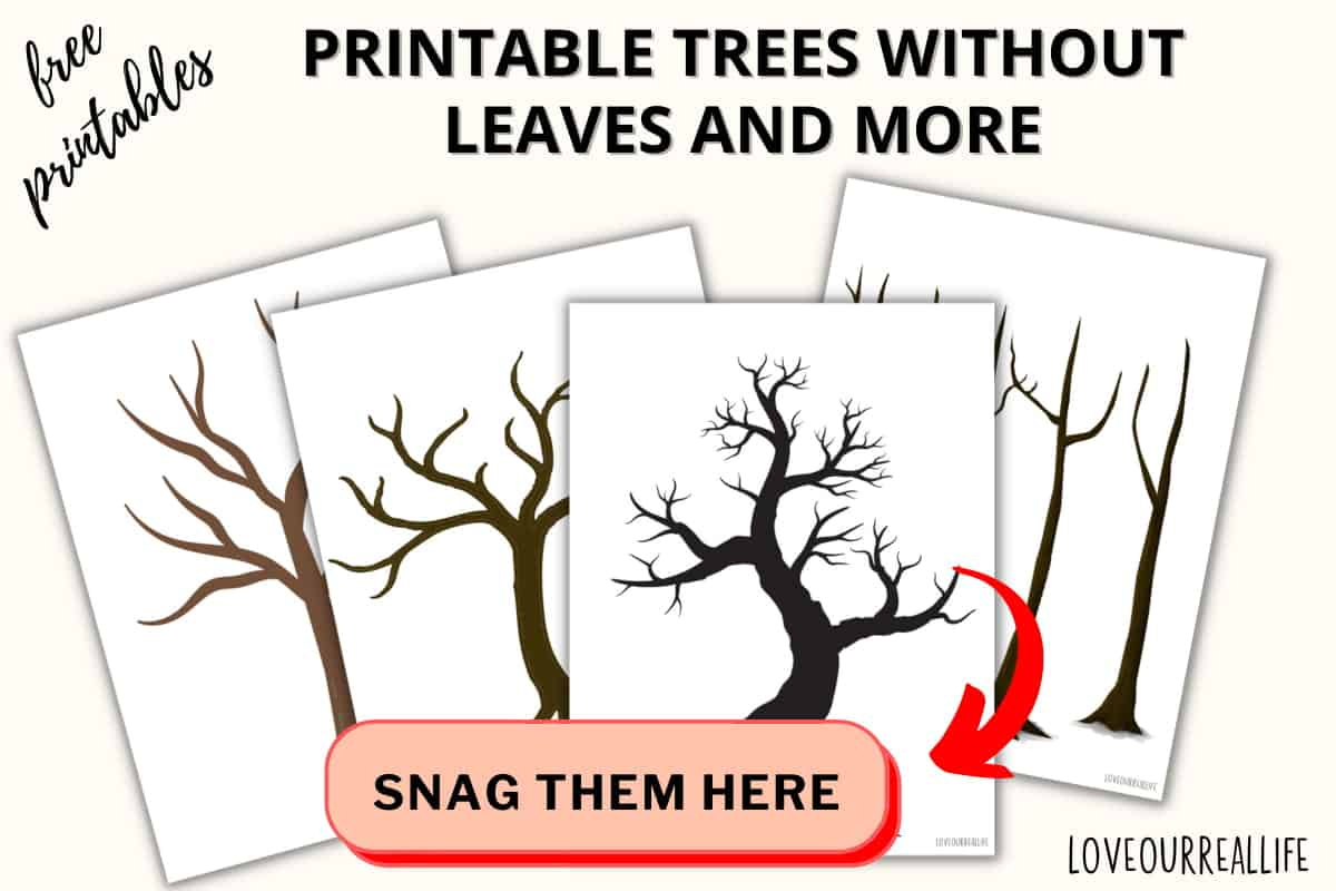 Free Printable Trees Without Leaves Template - 19 Pages ⋆ Love within Free Printable Tree Without Leaves