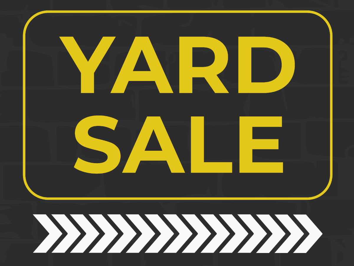 Free Printable Yard Sale Sign Template To Edit Online regarding Free Printable Yard Sale Signs