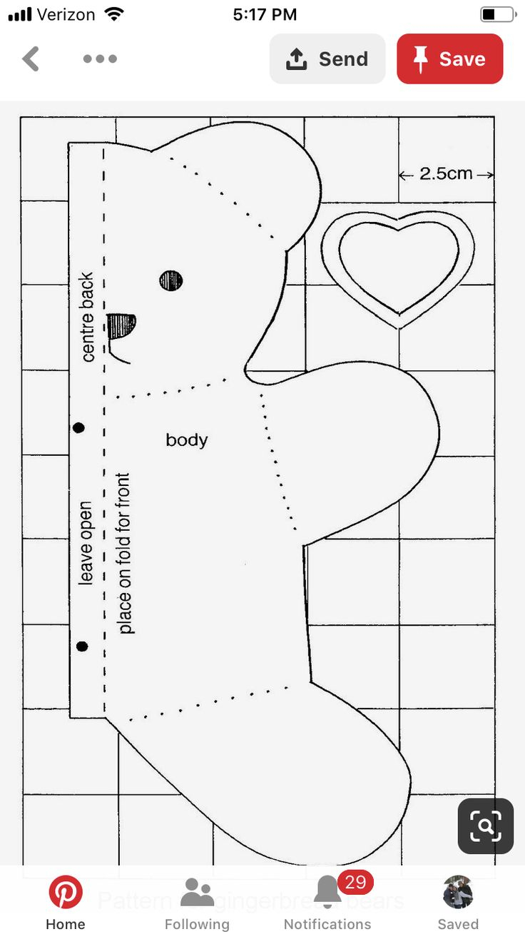 Free Teddy Bear Sewing Pattern inside Beginner Printable Teddy Bear Pattern