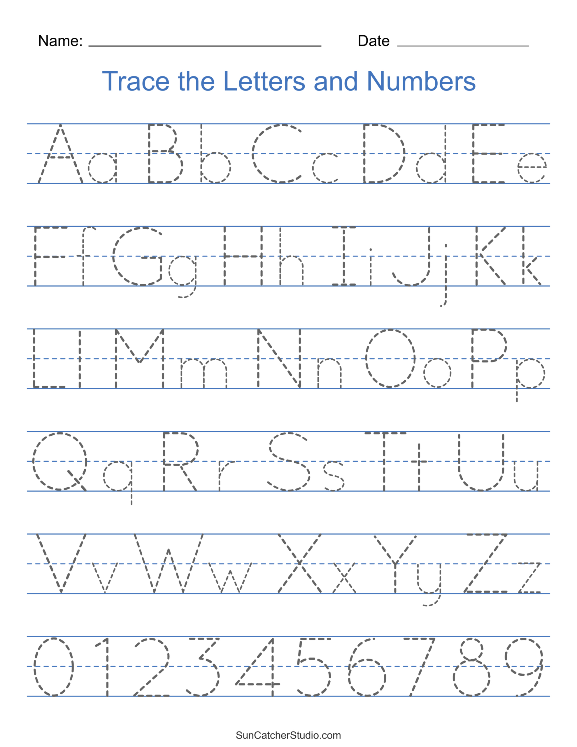 Free Traceable Alphabet Worksheet Free, Download Free Traceable with Tracing Alphabet Worksheets Free Printable