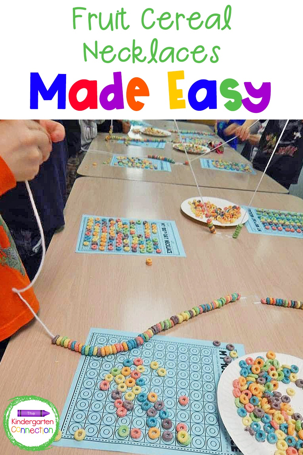 Fruit Cereal Necklaces Made Easy intended for 100th Day Fruit Loop Necklace Free Printable