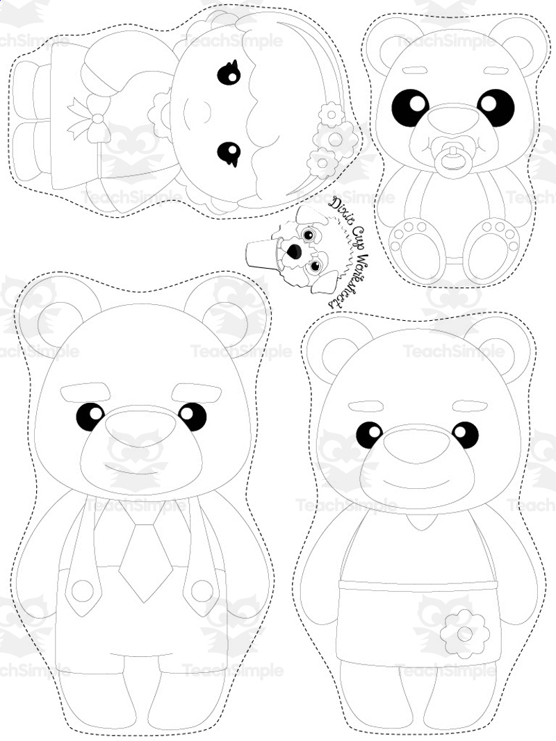 Goldilocks And The 3 Bears Puppets pertaining to Goldilocks and the Three Bears Printables