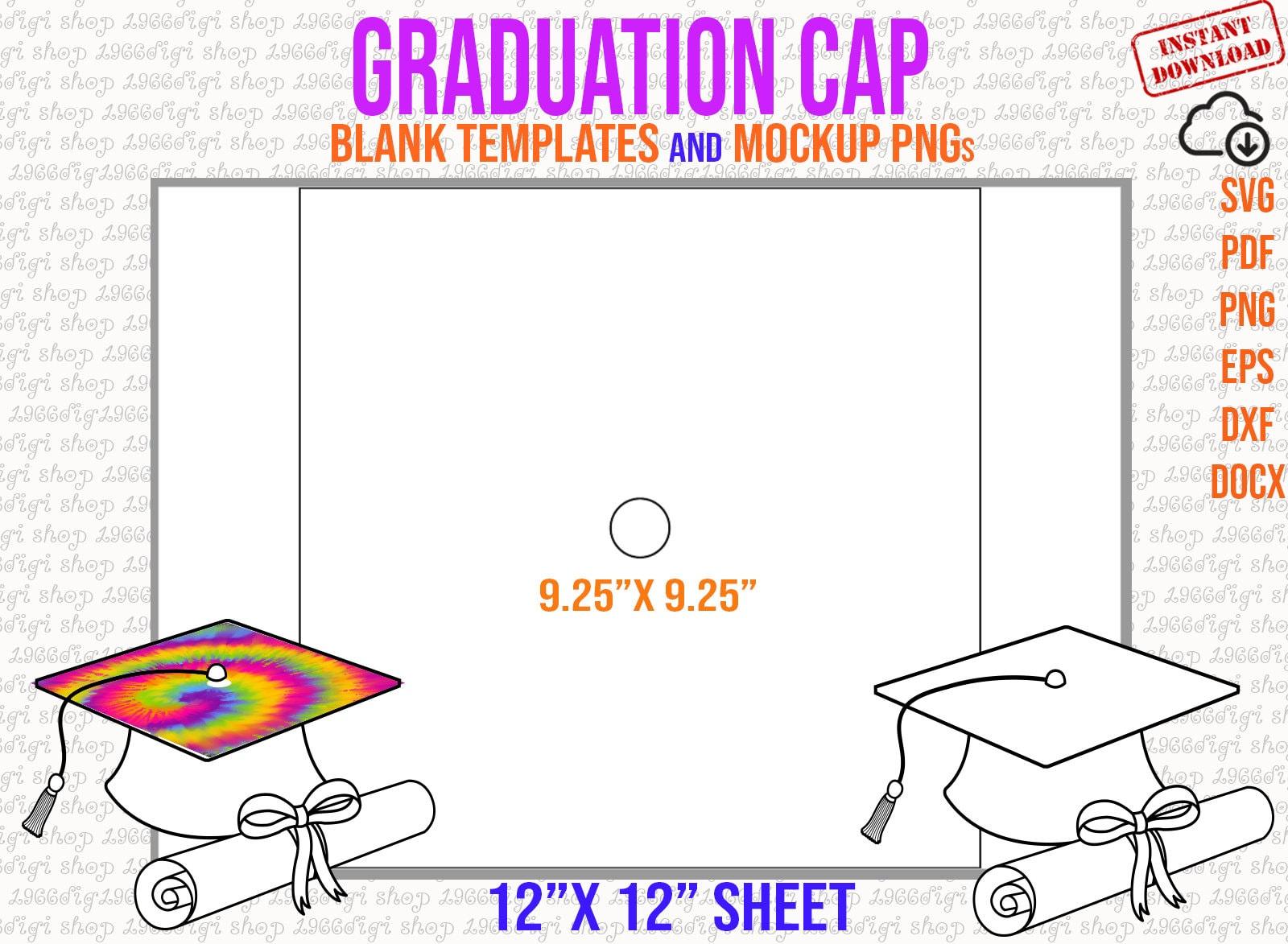 Graduation Cap Template, Blank Graduation Cap, Graduation Cap Svg intended for Printable Graduation Cap Top Template