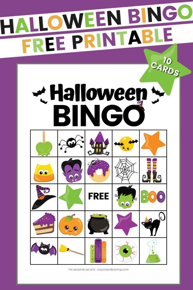 Halloween Bingo Free Printable Halloween Game For Kids pertaining to Printable Bingo Cards For Halloween