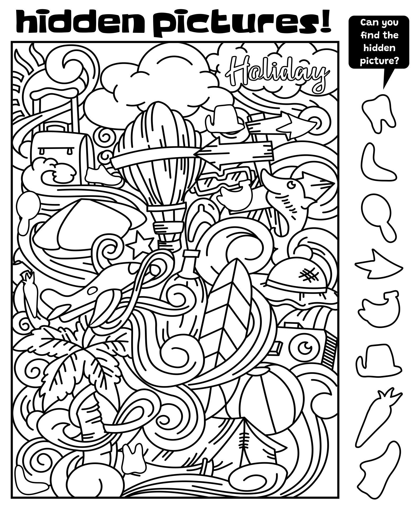 Hard Advanced Hidden Pictures Printable - Worksheets Library in Hard Advanced Hidden Pictures Printable