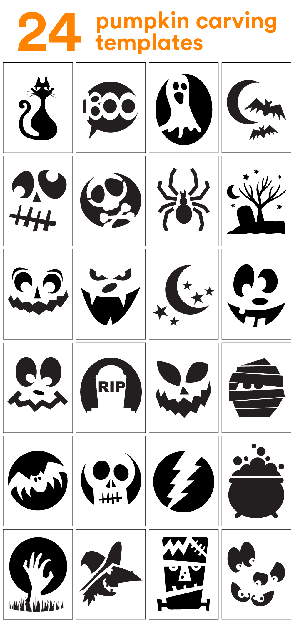 How To Carve The Coolest Pumpkin On The Block (Carving Stencils throughout Free Pumpkin Carving Designs Printable