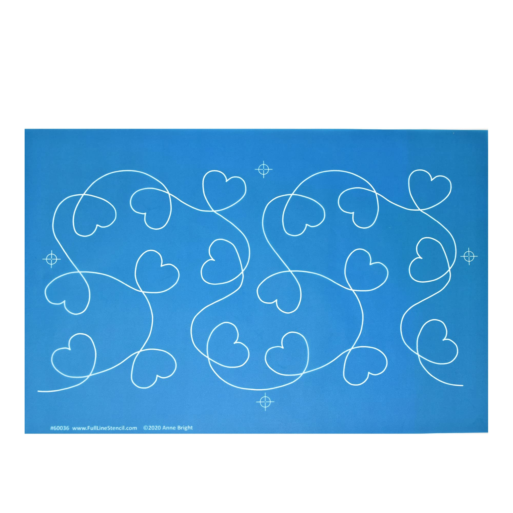 I Love It Full Line Stencil - Nylon Mesh Continuous Line Template inside Continuous Line Free Printable Quilting Stencils