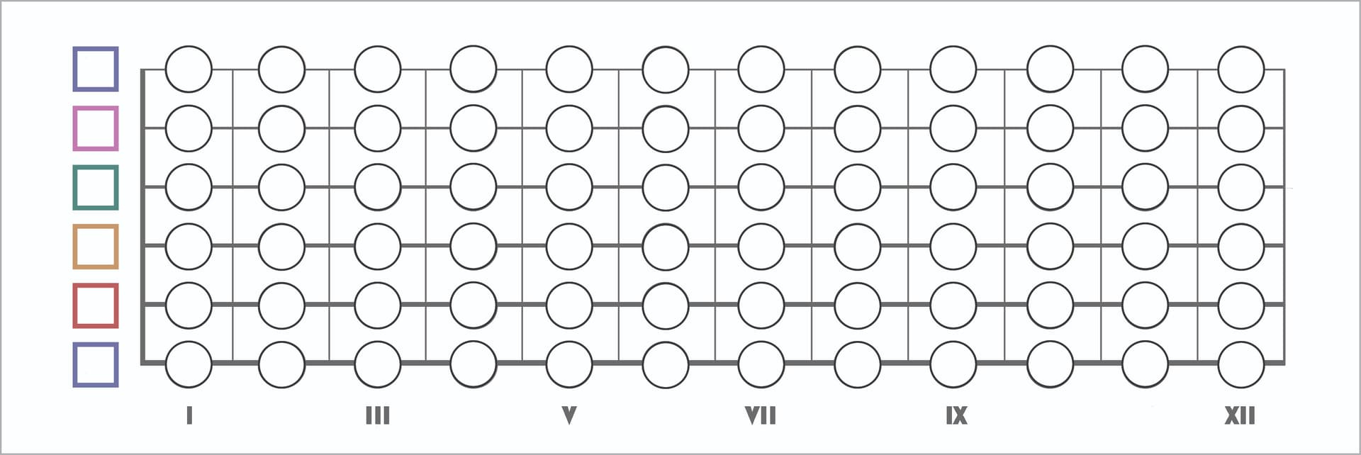 I Made An Empty Fretboard Diagram To Practice Notes On Fretboard regarding Notes on Guitar Fretboard Printable